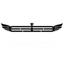 (Medal) Medal Holder Display Hanger Rack Medals Black