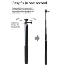 for 360 Sports Camera Extended Handheld Stick Extended Aluminum Alloy Selfie Stick Cell Phone Live Support Rod