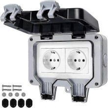 Outdoor Socket, Dustproof, Outdoor Wall Socket, Weatherproof, High Performance
