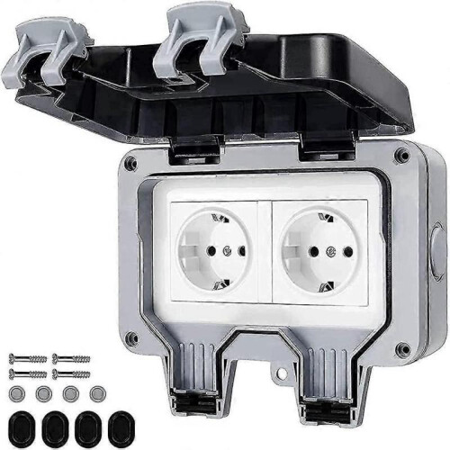 Outdoor Socket, Dustproof, Outdoor Wall Socket, Weatherproof, High Performance