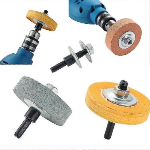 Buffing Polishing Wheel Kit 3 Inch,for Bench Buffer/Bench Grinder,Buffing Wheel Hole 3/8 Inch,Drill 2