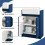 (Blue) BELOFAY Bathroom Vanity Unit with Basin 6