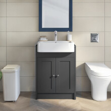 (Grey) BELOFAY Bathroom Vanity Unit with Basin
