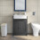(Grey) BELOFAY Bathroom Vanity Unit with Basin 1