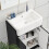 (Grey) BELOFAY Bathroom Vanity Unit with Basin 3