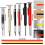 10 Pack Carpenter Pencil with Sharpener, Mechanical Carpenter Pencils Set with 36 Refills, Deep Hol 2