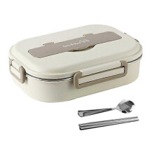 Portable Lunch Box Insulated Lunchbox Office Worker Students Stainless Steel Sealed Bento Box Microwave Heating