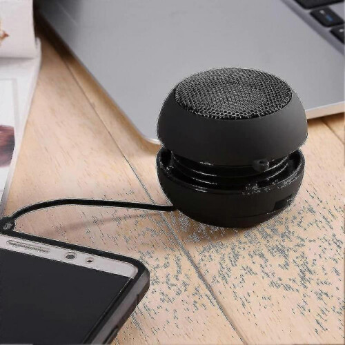 Mini Loud Speaker with 3.5mm Audio Cable Low Voltage Built-in Battery Retractable Speaker For 1