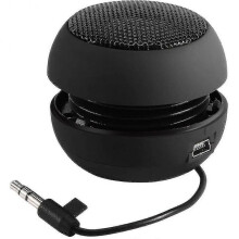Mini Loud Speaker with 3.5mm Audio Cable Low Voltage Built-in Battery Retractable Speaker For