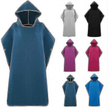 (Pink) Microfiber Hooded Towel Men Women For Swim Beach Travel Quick Dry Changing Robe Cape Bath Towel Bathrobe Surf Poncho Sauna Playa