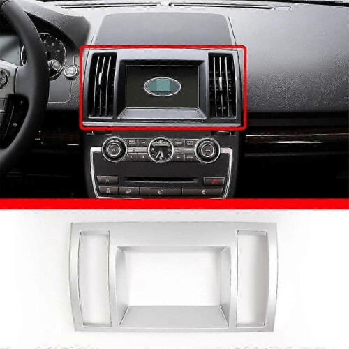 Car Center Console Dashboard Panel Navigation Screen Frame Cover Trim for 2 2013-2015 1