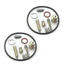 2 Sets Motorcycle Carburetor Carb Gaskets Jets Rebuild Kits for Yamaha Phazer Pz480 Pz 480 1986 1987 1988 1989 1990