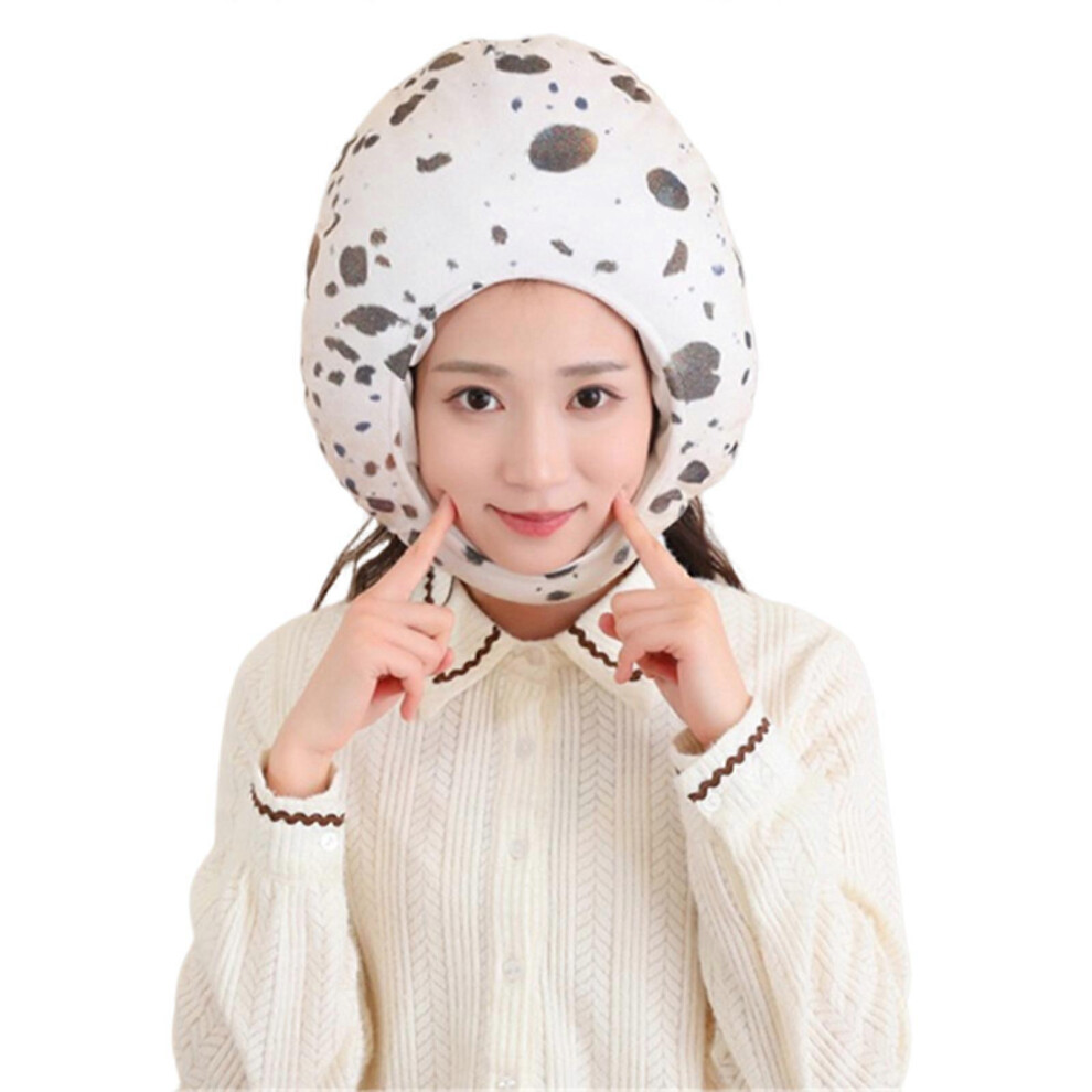 (As Show, One Size) Cartoon Quail Eggs Hat For Family Gathering Kids Lovely Eggs Hat Breathable Festival Party Hat Animal Headcover Headgear White 7683012687624