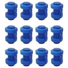 12 Pcs Trampoline Caps 25 Mm,trampoline End Caps for Attaching The Safety Net To The Net Poles Of T