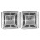 2x Square Sink Strainer Plug Kitchen Sink Drain Mesh Stopper Basket Strainer Waste Plug Kitchen App 1