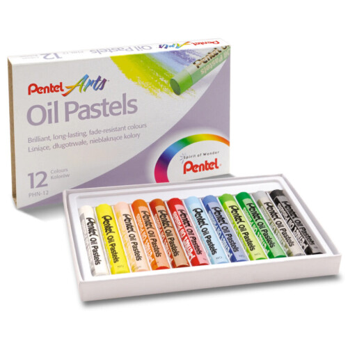 Pentel Schul-Ölpastelle 12 Stk. 1