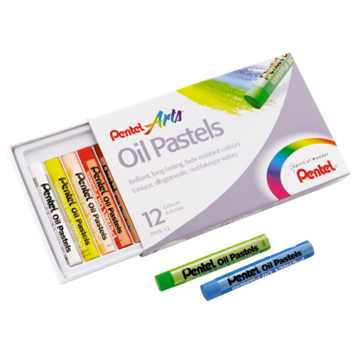 Pentel Schul-Ölpastelle 12 Stk. 2