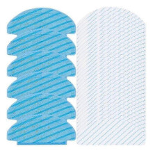 6 Washable Cloth Mop50 Disposable Cloths for Deebot Ozmo T8 T8 Max T8 T8+ Series T9 N8, N8 N8 Pro