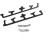 19005218 Valve Cover Ignition Coil Bracket Engine Supplies, Black 1