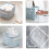 Changing Table Organizer, 4 Pack Storage Basket Kids Cloth Storage Baskets Stora 4