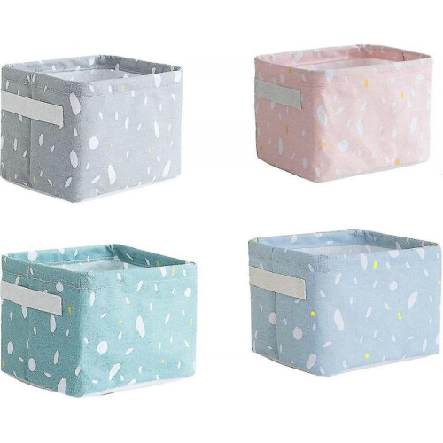 Changing Table Organizer, 4 Pack Storage Basket Kids Cloth Storage Baskets Stora