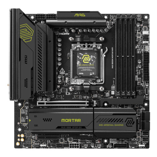 MSI MSI MAG B850M MORTAR WIFI motherboard AMD B850 Socket AM5 micro ATX 2