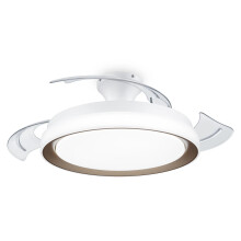 Ventilatore da soffitto Philips LED Bliss 28 W, 35 W (Ø x H) 510 mm x 418 mm oro con illuminazione, timer