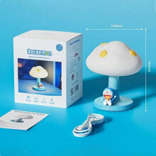 (Cloud) Anime Doraemon Night Light LED Genuine Lamp Light Bedside Room Decor Cartoon Lamp Birthday Christmas Gift for Kids Friends