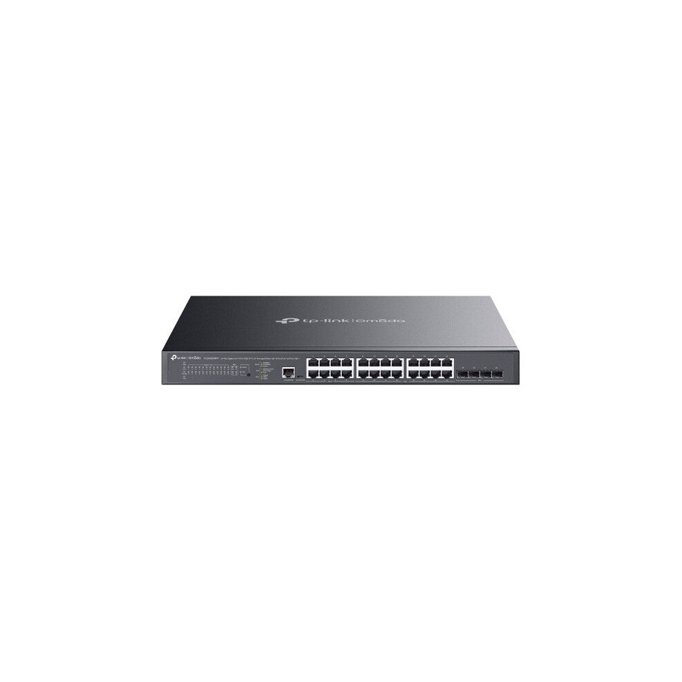 Tp-Link Omada Sg3428xmpp Network Switch Managed L2+ Gigabit Ethernet (10/100/1000) Power Over Ethernet (Poe) 1U Black 8885020620863