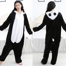 (Panda A, XL(Height 174-178CM) Kigurumi Panda One Piece Pajamas Family Matching Outfits Unisex Cute Animal Jumpsuit Christmas Halloween Adult Cosplay Costumes
