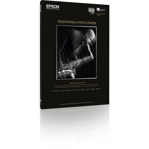 Epson EPSON Traditional valokuvapaperi - 330g/m2 - A3+ - 25 liuskaa 1