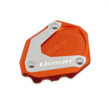 (Orange) For Bmw R1200rt R1200 Rt R 1200rt 2004-2013 Motorcycle Accessories Foot Side Stand Enlarger Plate Kickstand Enlarge Extension