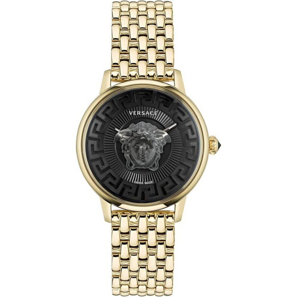 Versace - Ve6f00523 - Wrist Watch - Women - Quartz - Medusa Alchemy Yellow/Gold