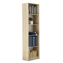 (Sonoma) Tall & Slim 5-Tier Wooden Bookcase