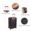 Living And Home 4PCS Color-Block Lockable Travel Suitcase Set 5