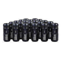 (Black) D1-spec Jdm Wheel Lug Nuts M12 X 1.5mm 20pcs For Honda Civic Acura Integra A