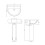 550mm 1TH Basin & Pedestal - VBAS006 2