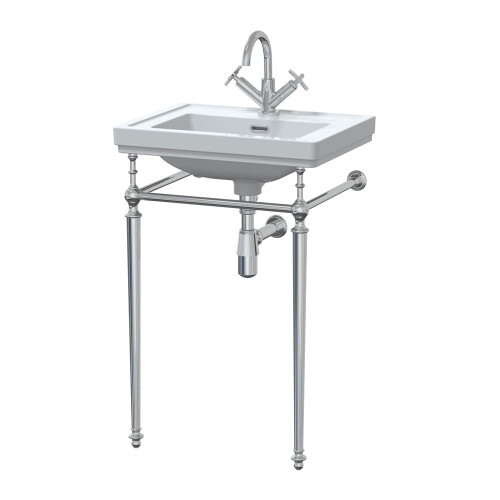 500mm 1TH Basin With Traditional Stand - VBAS008