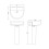 520mm Basin & Pedestal - VBAS017 2