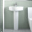 520mm Basin & Pedestal - VBAS017 1