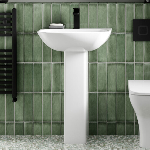545mm Basin & Pedestal - VBAS020 1