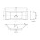 Square Double Ended Bath 1700 x 750mm - VBATH010 2