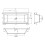 Thin Edge Double Ended Bath 1800 x 800mm - VBATH019 2