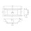 Eternalite Square Double Ended Bath 1800 x 800mm - VBATH014 2