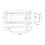 Square Single Ended Bath 1800 x 800mm - VBATH028 3