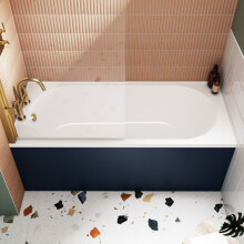 Round Straight Bath 1675 x 700mm - VBATH039