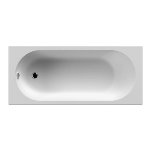 Round Straight Bath  1675 x 700mm - VBATH039 1