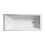 Square Single Ended Bath 1400 x 700mm - VBATH040 1