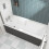 Square Straight Shower Bath 1700 x 750mm - VBATH041 1
