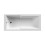 Square Straight Shower Bath 1700 x 750mm - VBATH041 3
